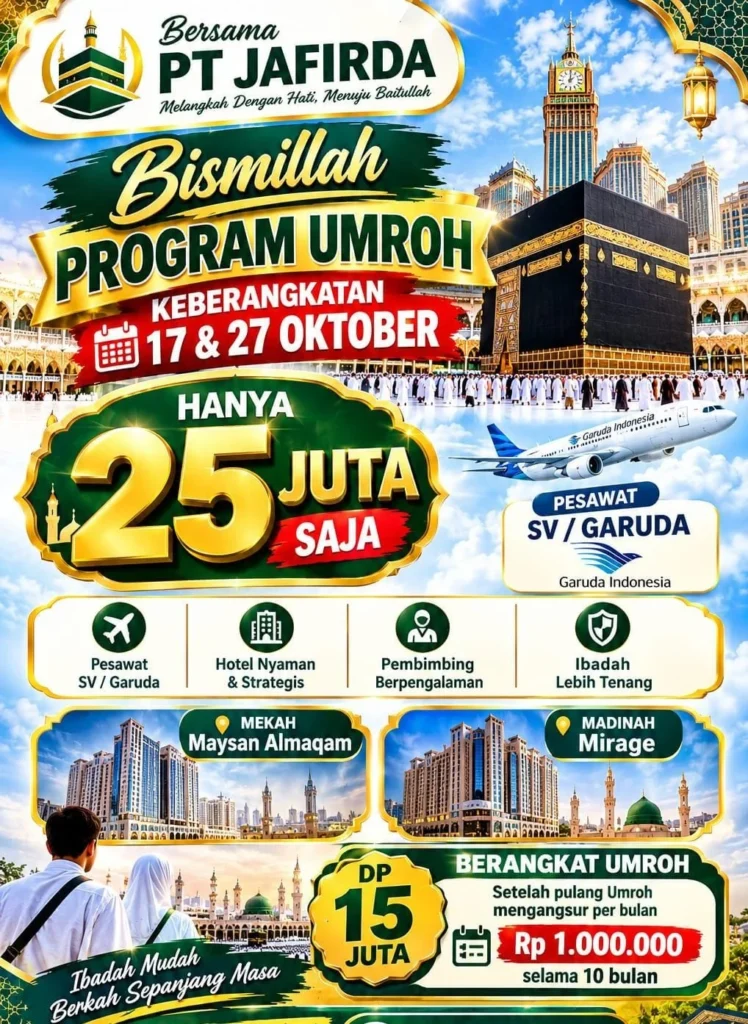 Umroh DP 15 JUta